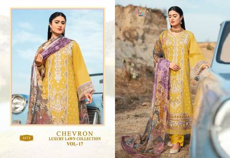 Chevron Luxury Lawn Collection Vol 17 Pakistani Suits Catalog
